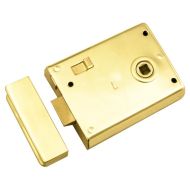 EUROSPEC RLE8043PB Rim Latch W/SNib 105x80mm PB
