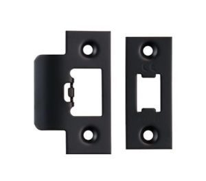EUROSPEC FSF5009MB Faceplate/strike For Hd Tubular Latch Black