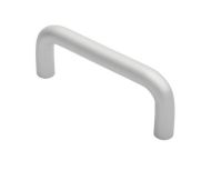  Pull Handle 150mm 19mm Dia Satin Aluminium