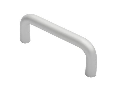  Pull Handle 150mm 19mm Dia Satin Aluminium