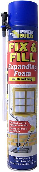 SIKA EVERBUILD Fix & Fill Expanding Foam 750ml