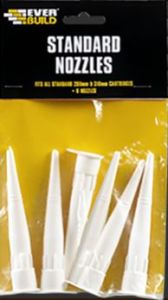 EVERBUILD NOZSTD Standard Nozzles (6) For Silicone Cartridge