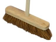 FAITHFULL FAIBRCOCO12H Broom Coco 300mm (soft) W/handle 1200mm