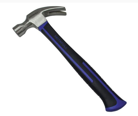 FAITHFULL Claw Hammer Fibreglass 16oz
