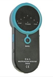 FAITHFULL FAIDET31 3-in-1 Detector Metal Wood & Live Wire