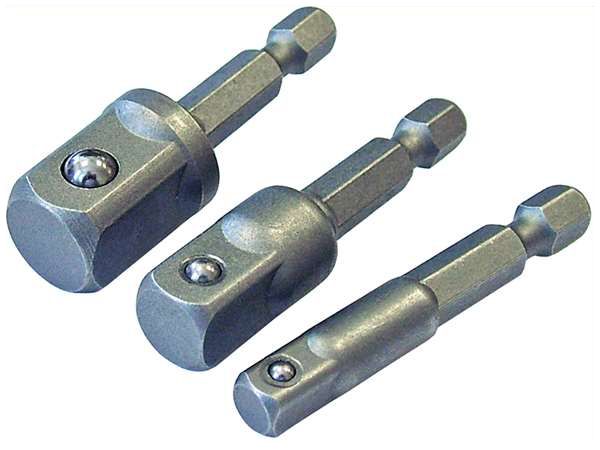  Square Drive Adaptors 1/4 3/8 1/2in