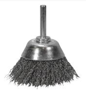 FAITHFULL FAIWBS75 Wire Cup Brush 75mm Steel 6mm Shank