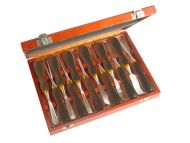 FAITHFULL Woodcarving Set In Case 12pc
