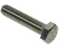  SetScrew Hex M8 x 80mm HT Zinc Plated
