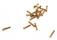  Machine Screw CSK Slotted 6BAx5/8in Brass