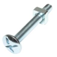  Roofing Bolt M6 X 80mm Zinc Plated