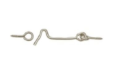 PERRY Gate Hook & Eye 70x7 Zinc Plated