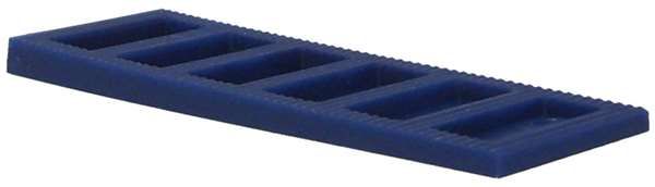  Interlocking Tapered Wedge 3-5mm Blue