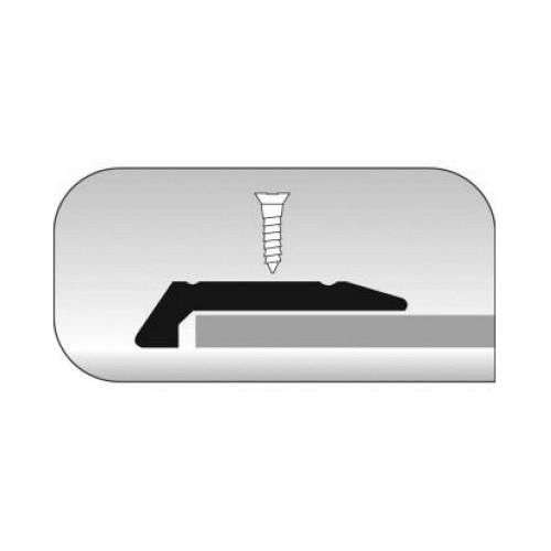  M106 Vinyl Edge Trim 900mm Silver