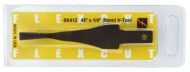 FLEXCUT Sk V-tool 45deg x 1/4in (6mm)