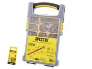 FORGEFIX Spectre Wood Screws Pozi CSK 1100pc YZ