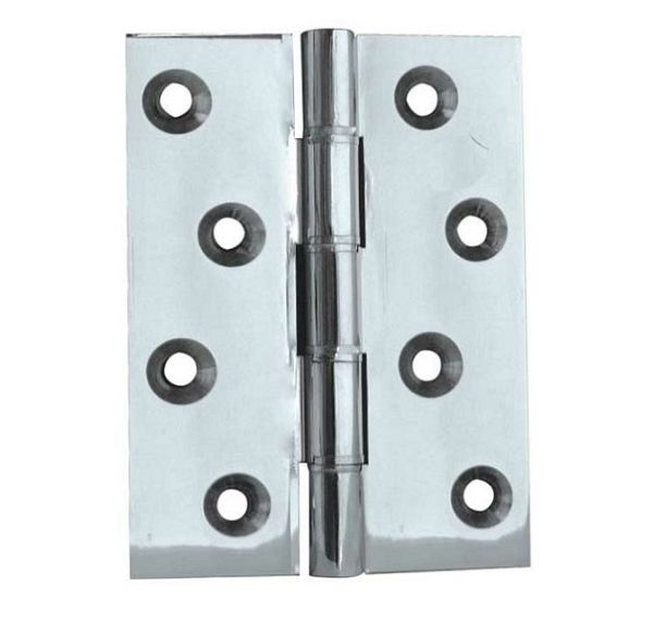  Butt Hinge PB-washered 102x67mm Polished Chrome
