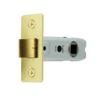  Tubular Latch 76mm B/through Fix Electro Brass