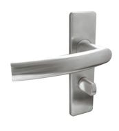 JEDO JSS683 Luma Lever On Backplate Bathroom 57cc 304 SSS