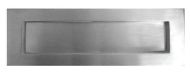  Letter Plate Sprung 305x100mm Satin Chrome