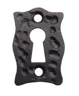  7101 Escutcheon Key 30x45mm Antique Black