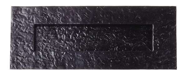  7124 Letter Plate 254x102mm Antique Black