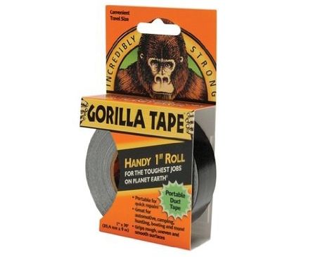  Gorilla Tape Black  Handy Roll 9m