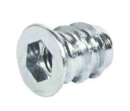 HAFELE 030.10.884 Screw In Sleeve M8 Thread Zinc Plated
