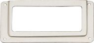 HAFELE 168.02.761 Card Frame 69x35mm Satin Nickel
