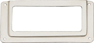 HAFELE 168.02.761 Card Frame 69x35mm Satin Nickel