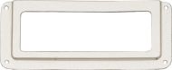 HAFELE 168.02.770 Card Frame 93x41 Satin Nickel