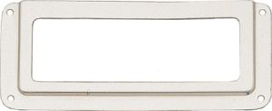 HAFELE 168.02.770 Card Frame 93x41 Satin Nickel