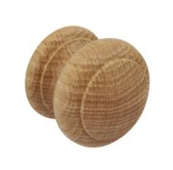 HAFELE Wood Knob D39x35mm Ash/Tint Lacq