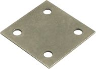HAFELE 260.22.025 Connecting Plate 50x50mm Steel Galv