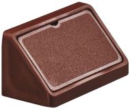 HAFELE 262.55.112 Corner Connector With Cap Dark Brown