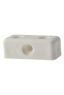 HAFELE 262.57.714 Modesty Block 1/2 White No Scr