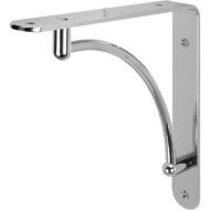HAFELE 287.73.220 Shelf Bracket 222x222mm Polished Chrome