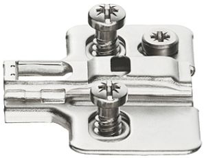 HAFELE 311.70.620 Smuso/metalla Qf Mount Plate 2-pt 0mm Euro