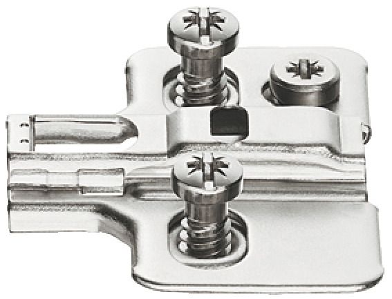 HAFELE 311.70.620 Smuso/metalla Qf Mount Plate 2-pt 0mm Euro