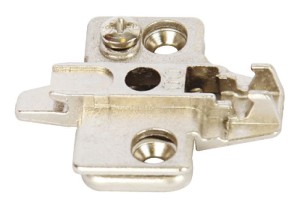 HAFELE 322.85.752 Mount Plate Cruciform 2mm Screw Fix NP