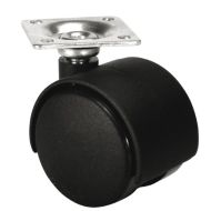 HAFELE 660.07.321 Twin Wheel Castor On Plate 50mm