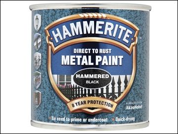  Direct To Rust Hammered Finish Paint 250ml Black