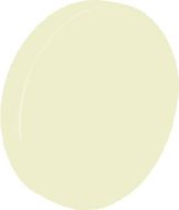 HEWI Escutcheon Blank (52x9) White Nylon