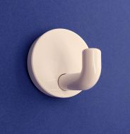 HEWI 477.90.010.99 Robe Hook 50mm Diameter Rose White