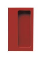 HEWI Flush Pull Handle 100 x 60mm Burgundy