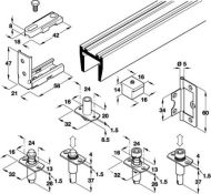 COBURN Twin-fold Wardrobe 900mm Two Door System