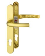 HOPPE 1710RH/3633N/3623N 2768689 Upvc Levers Tokyo 241x32 92mm 215fix Gold