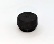  Door Stop Floor Mount 35mm Dia Black Rubber