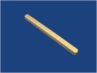  Spindle Bathroom Solid 5x75mm