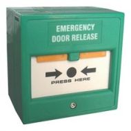 ICS SECURITY Emergency Door Release Green DP Resettabl